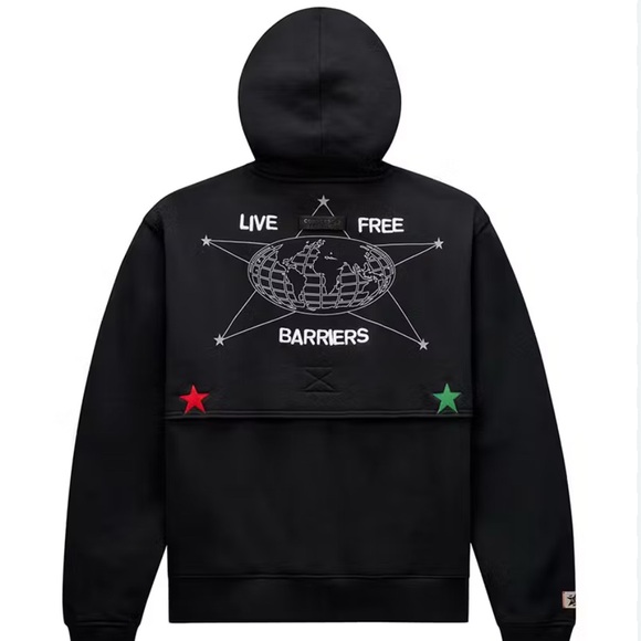 LIMITED EDITION CONVERSE BASKETBALL LIVE FREE BARRIERS HOODIE-SIZE LARGE -NWT - Picture 1 of 7